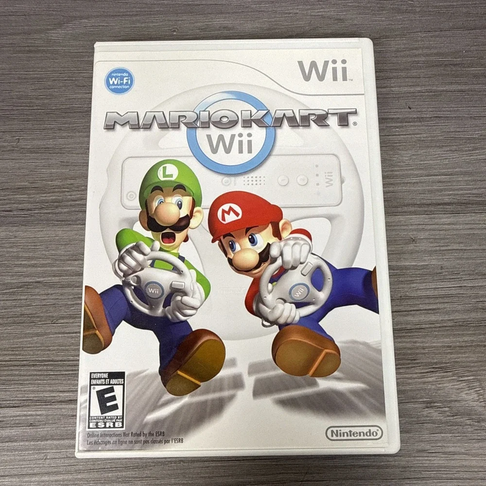 Mario Kart Wii (Nintendo Wii, 2008) CIB Complete with Manual Tested & Working
